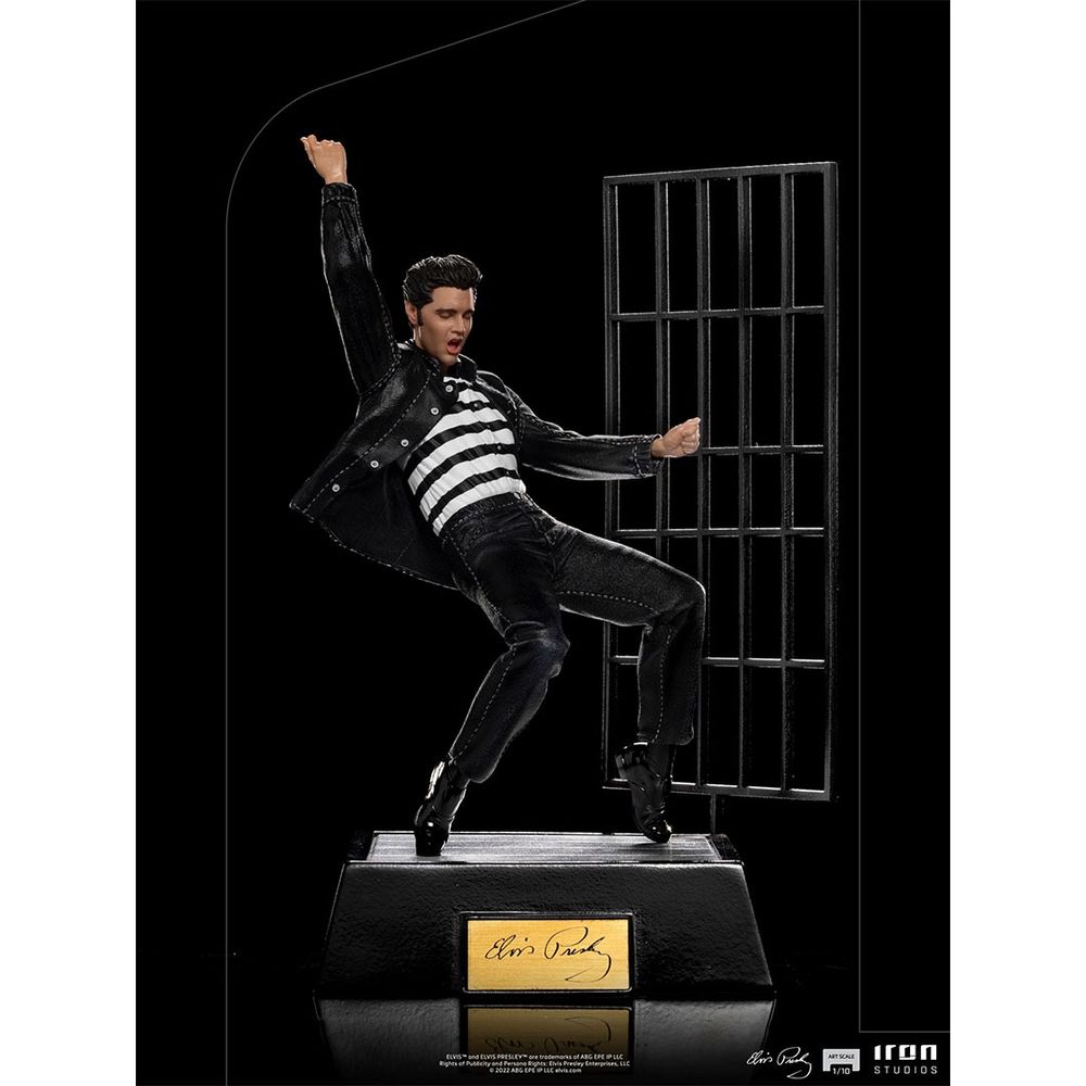 Estátua Elvis Presley 1/10 - Jailhouse Rock - Art Scale - Iron Studios -  ironstudios