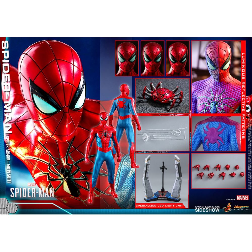 Figura Spider-Man Spider Armor MK IV - Spider-Man - 1/6 Figure - Hot Toys -  ironstudios
